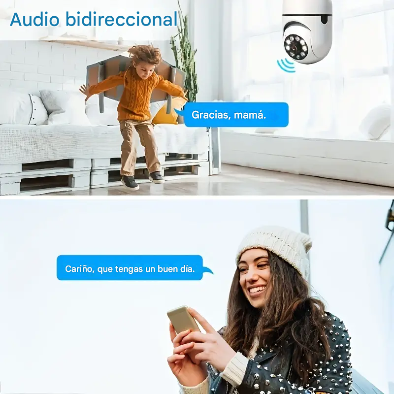 CAMARA INTELIGENTE SEGURIDAD 360°